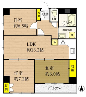 【間取り】 | モンテローザ高野台／モンテローザタカノダイ