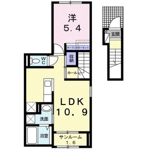 ディア・ショコラの間取り
