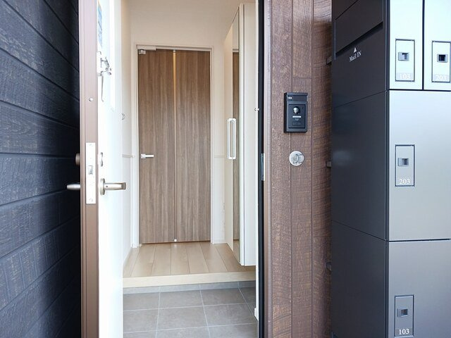 プラウド四屋　Ⅰの玄関|毎日通る玄関はこちらです