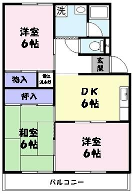 【間取り】 | 住吉中央マンション