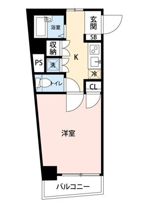 【間取り】 | ドルチェ笹塚・壱番館-再契約型-