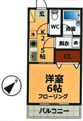 【間取り】 | ブロッサムガーデンB-再契約型-