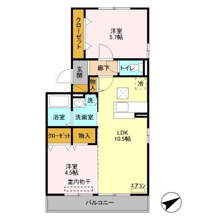 【間取り】 | 愛宕ビューハイツ
