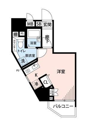 【間取り】 | フェニックス笹塚駅前-再契約型-