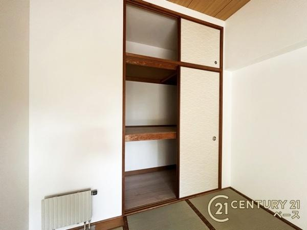 プレステアーバン西大和の収納|■現地撮影写真■和室にはたっぷり収納できる押入を完備！