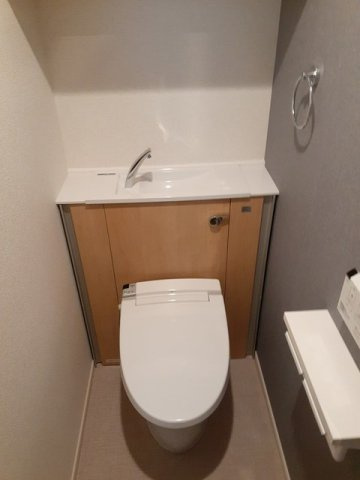 サンリットＡＳのトイレ|落ち着いたトイレです