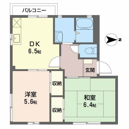 ライトワンAの間取り