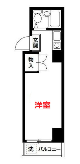 【間取り】 | ハイツ五反田 | 間取り