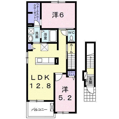 【間取り】 | ベルヴィー　寺の前