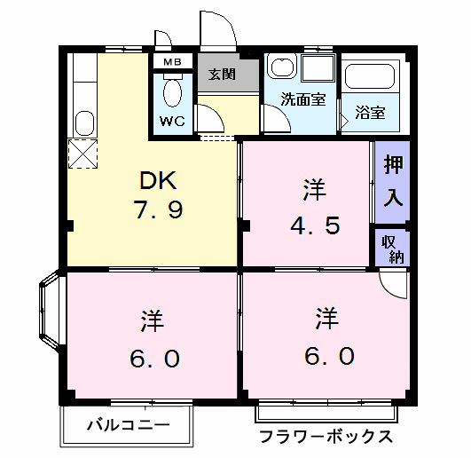 レジデンス吉津の間取り