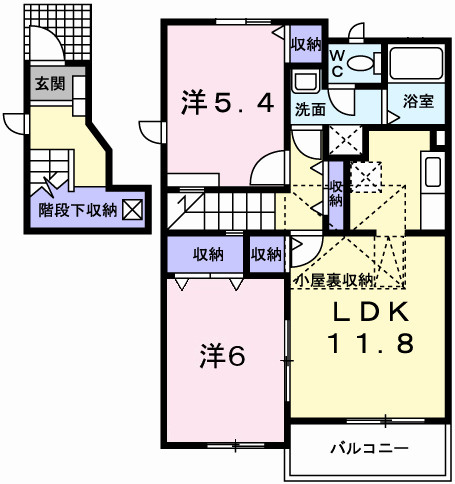 リバーシティＢの間取り