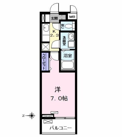 ブルーローズの間取り