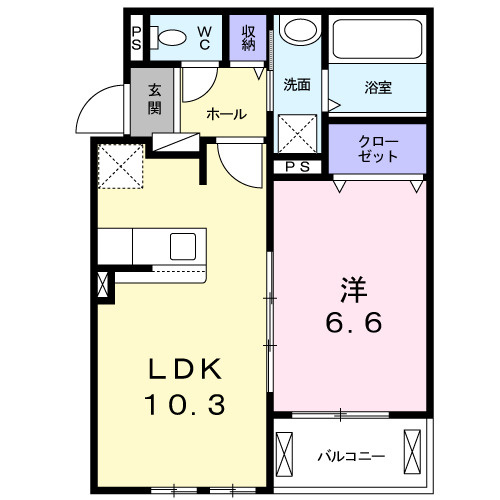 ファミール柏井の間取り
