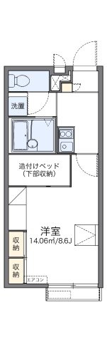 レオパレス宮崎の間取り