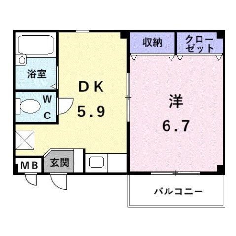 フローラの間取り