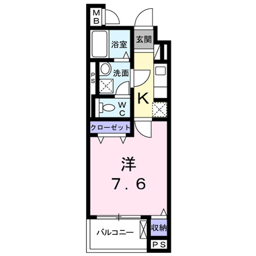 エルバーグ　モンテの間取り