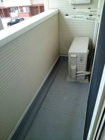 ブルーシャトーのバルコニー