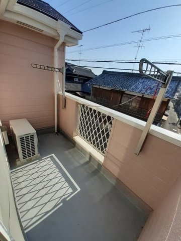 カリーノパラッツオのバルコニー