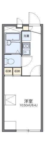 レオパレスレガーロの間取り