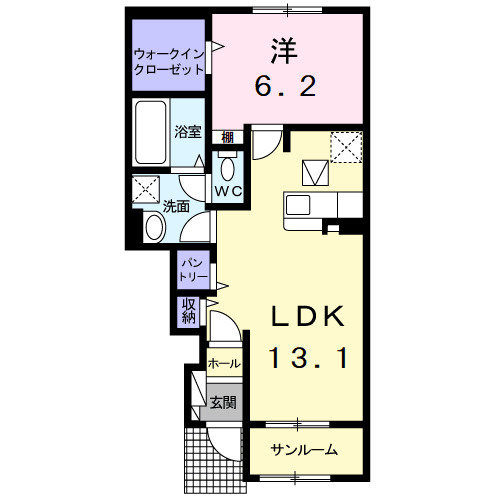フィオーレの間取り