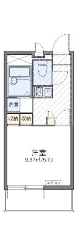 レオパレスＧＲＡＣＥ　本大久保の間取り