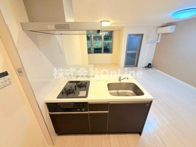 八尾市跡部北の町１丁目の賃貸マンションのキッチン