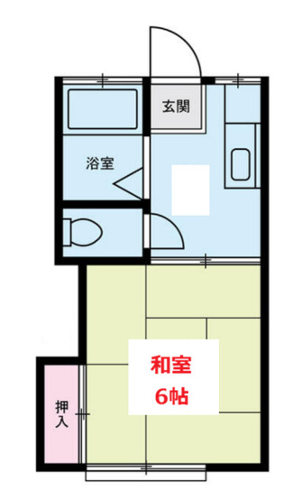 【間取り】 | 久が原ハイツ | お部屋の間取りです。