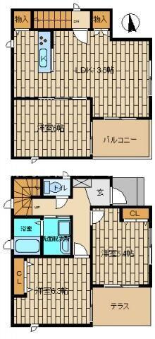 【間取り】 | 今羽貸家