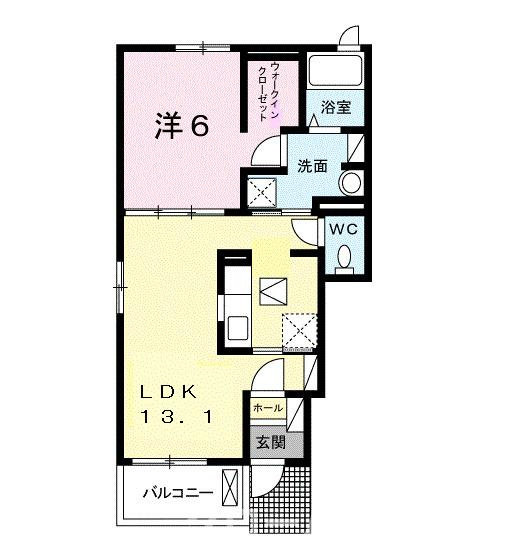 アルバーダⅠの間取り