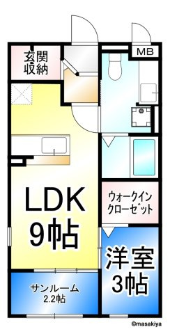 フィオーレ本郷の間取り