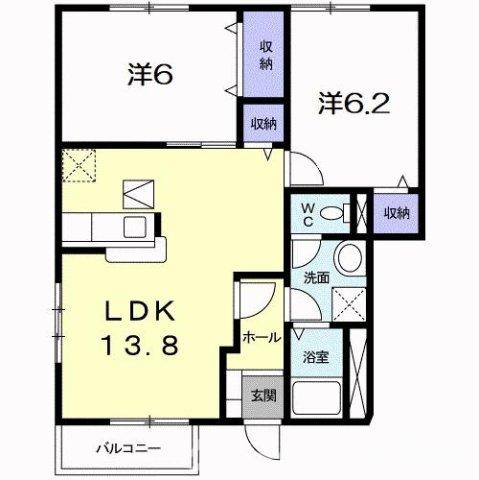 パルガーデン　４の間取り