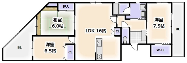 【間取り】 | オーデブルージュ
