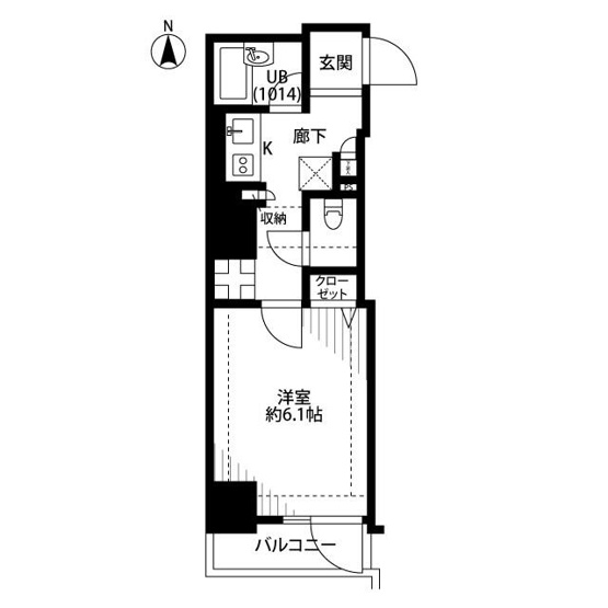 【間取り】 | プレール・ドゥーク蒲田Ⅱ