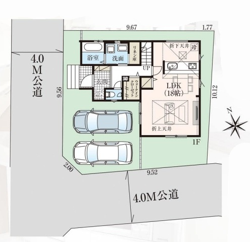 上尾市藤波　3期　新築戸建て　グラファーレ　01の区画図