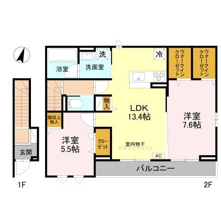 【間取り】 | コバヤシヒルズA