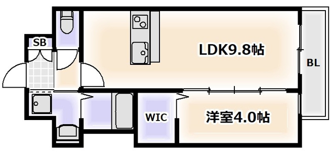 【間取り】 | プレサンス芦原橋ヴィブラス