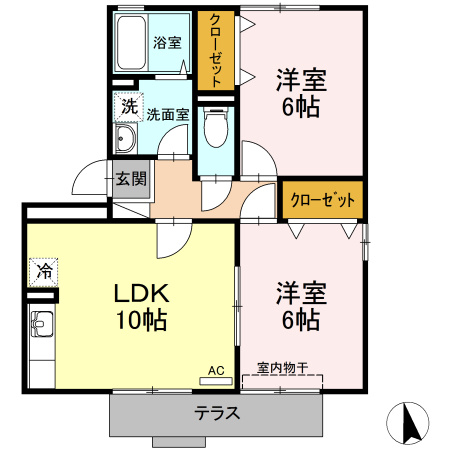 ロイヤル・ププレコートの間取り