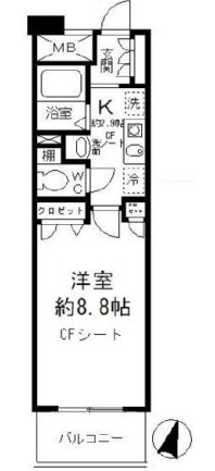 エステルハージー Aの間取り