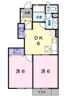 【間取り】 | シャルマンⅡ | 間取りです。