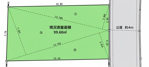 三鷹市新川6丁目 中央線 吉祥寺駅 売地の土地図