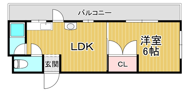 【間取り】 | ニューハイツ川端