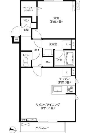 フォルムｆの間取り