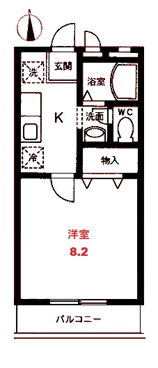 【間取り】 | スクエア小杉C