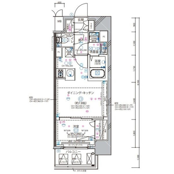 【間取り】 | ディアレイシャス東別院Ⅱ