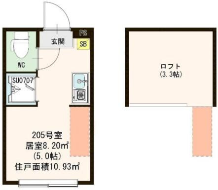 【間取り】 | ハーモニーテラス永福Ⅱ