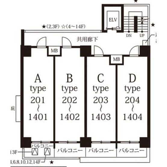 【間取り】 | ディアレイシャス名古屋ステーション