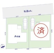 小金井市貫井南町1丁目 中央線 国分寺駅 新築戸建の区画図
