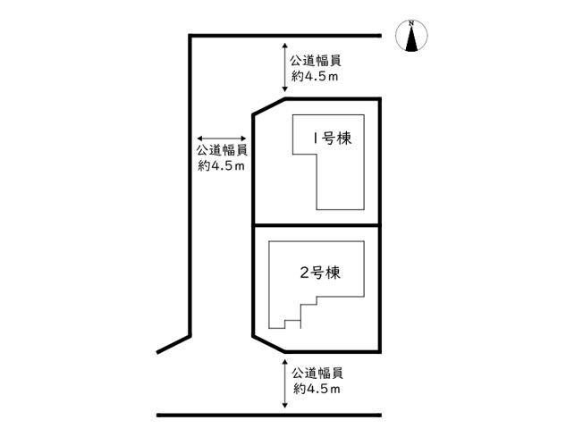 【区画図】 | 姫路市網干区垣内南町2期／全2棟