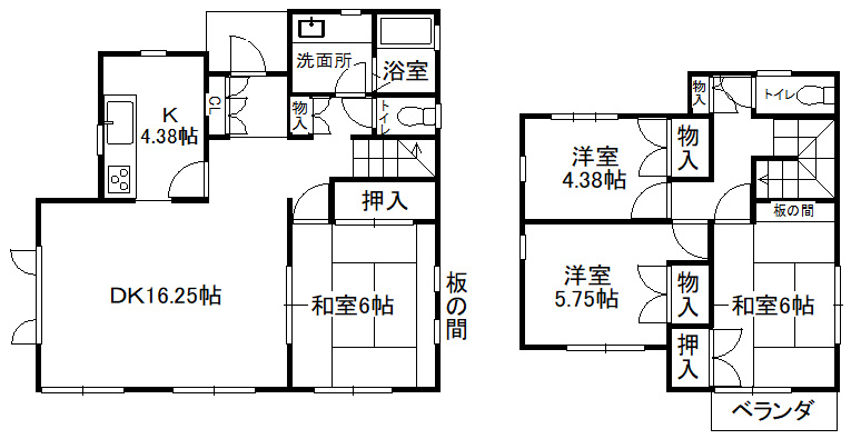 ひのき坂二丁目の間取り