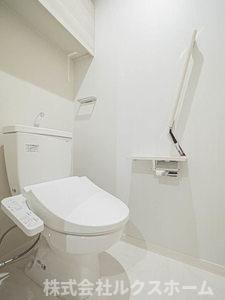 シャーメゾンステージ茨木春日のトイレ|コンパクトで使いやすいトイレです